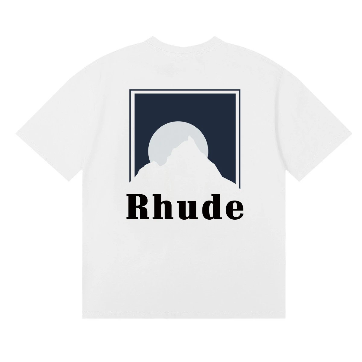 Sunset Frame Badge Letter T-Shirt photo 8