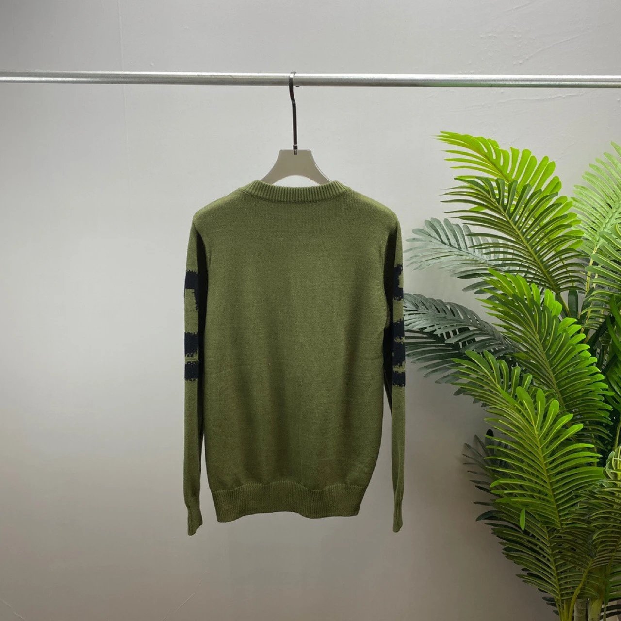 Long Sleeve Wool Sweater Letter Print Unisex photo 7
