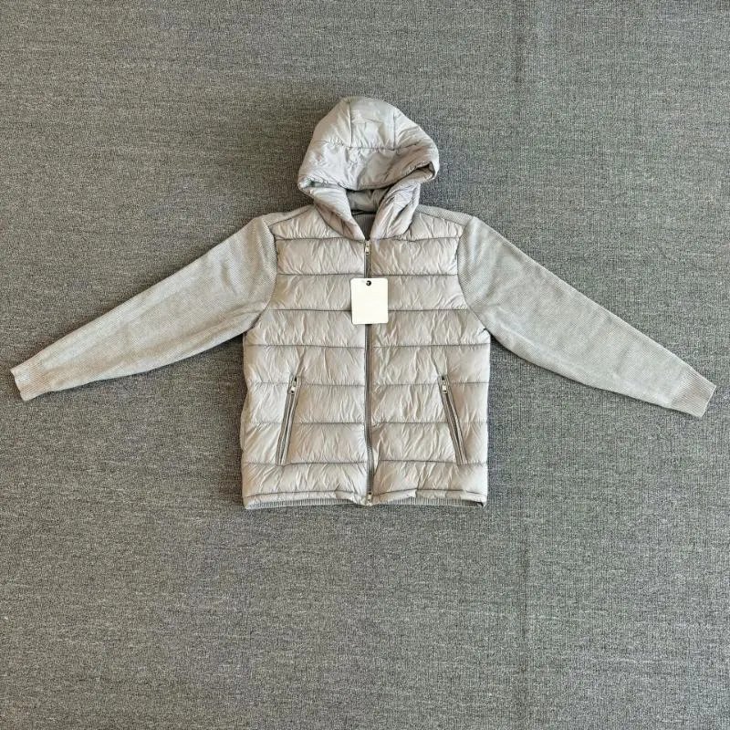 Knit Patchwork Lightweight Quilted Jacket photo 8