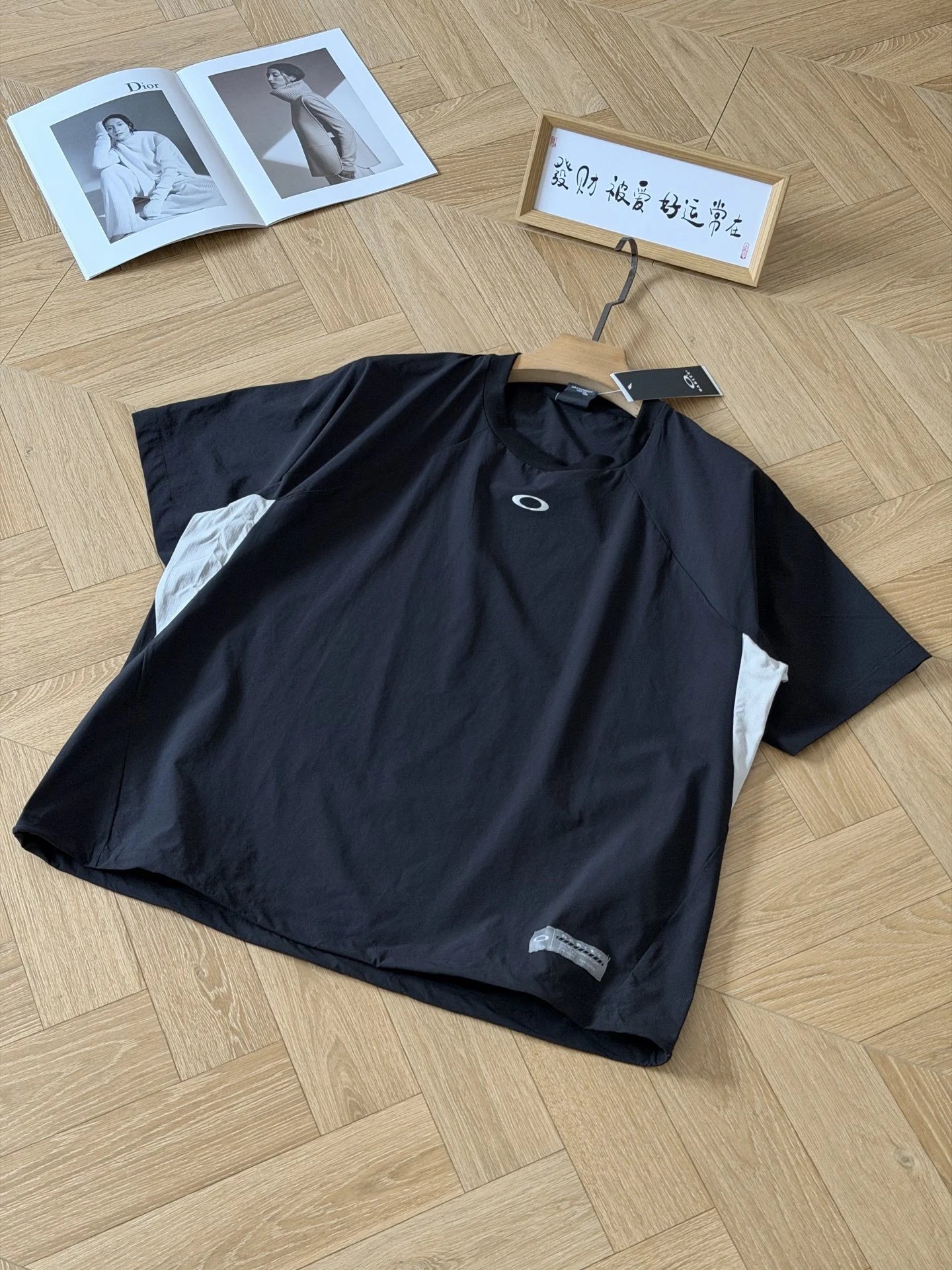 Mesh Patchwork Speed Dry T-Shirt photo 2
