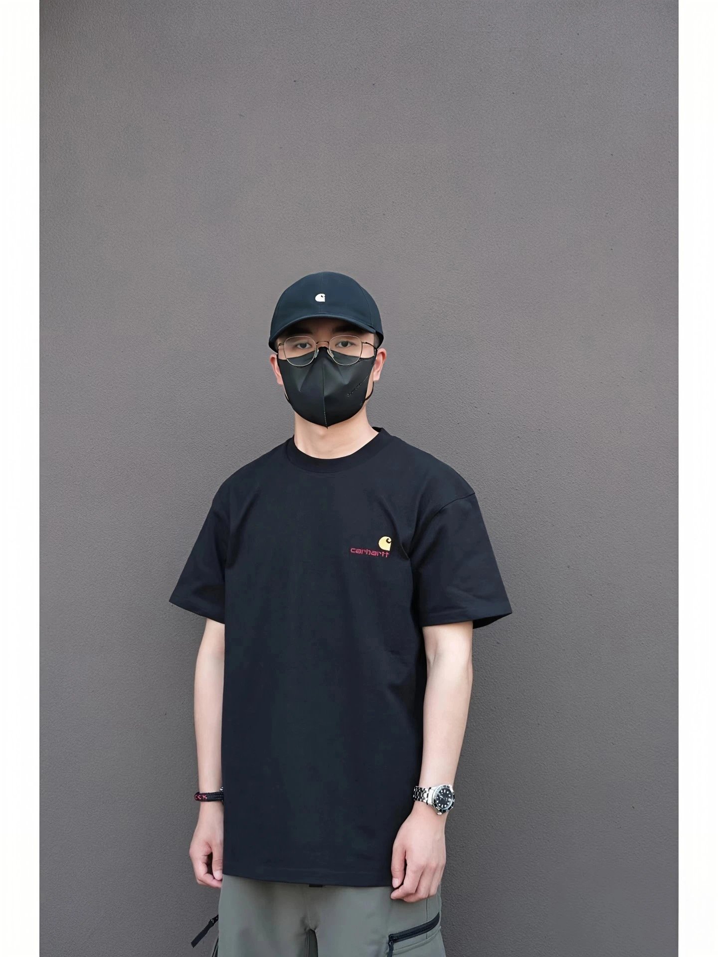 Letter Embroidery Gold Label T-Shirt photo 7
