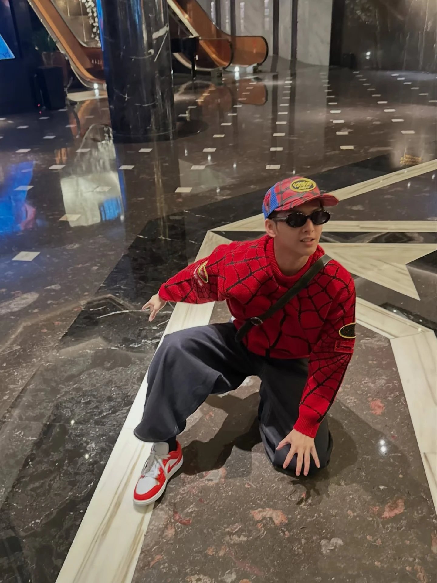 Spider Web Crew Neck Sweatshirt photo 6