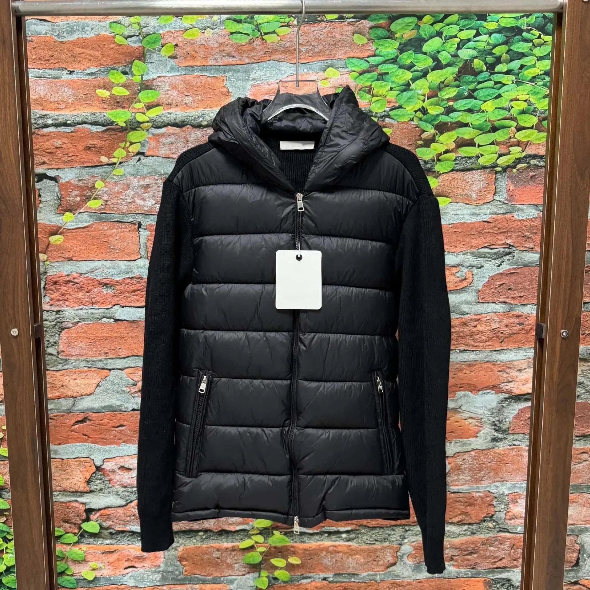 Knit Patchwork Lightweight Quilted Jacket photo 2