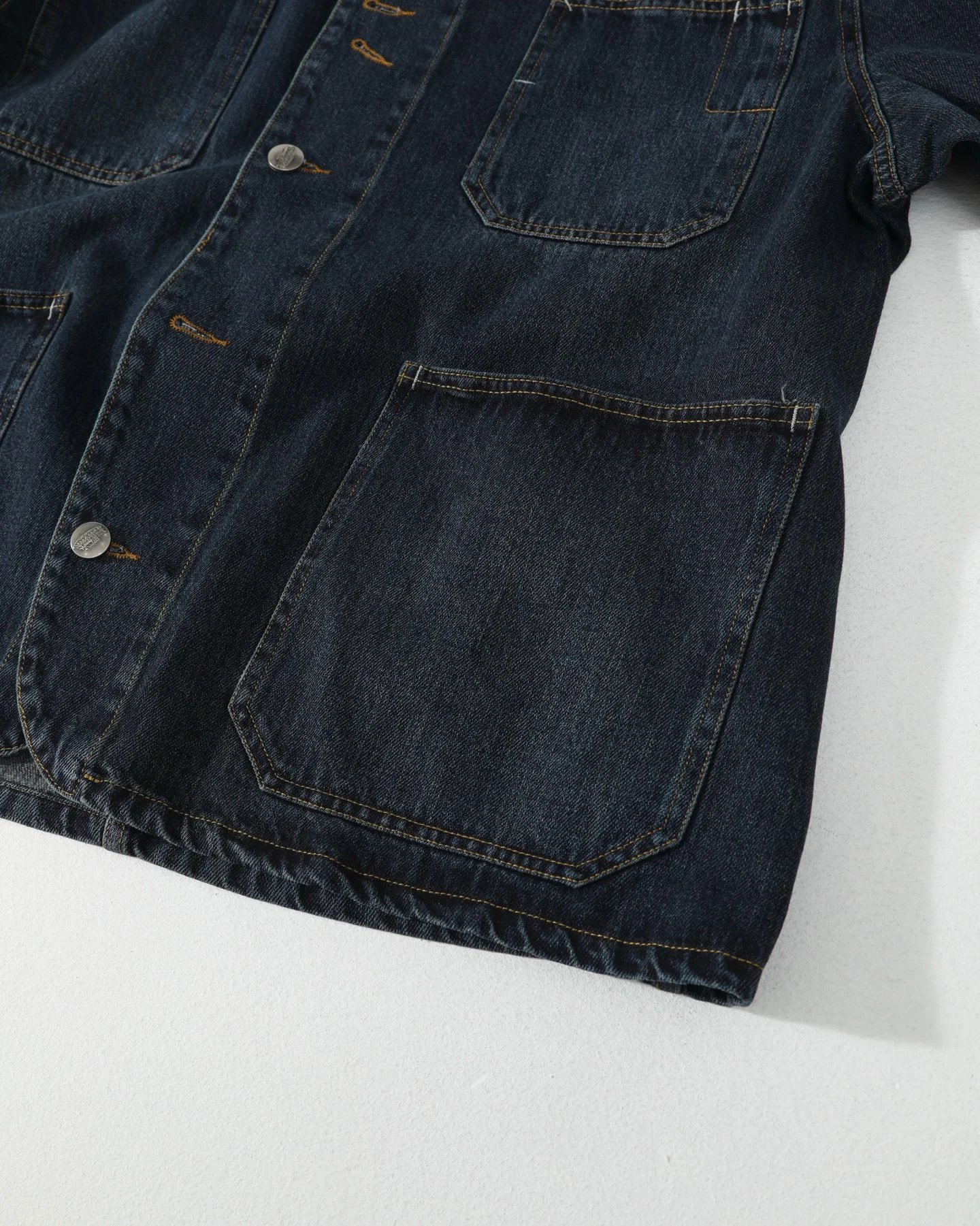 Vintage Distressed Denim Jacket photo 7