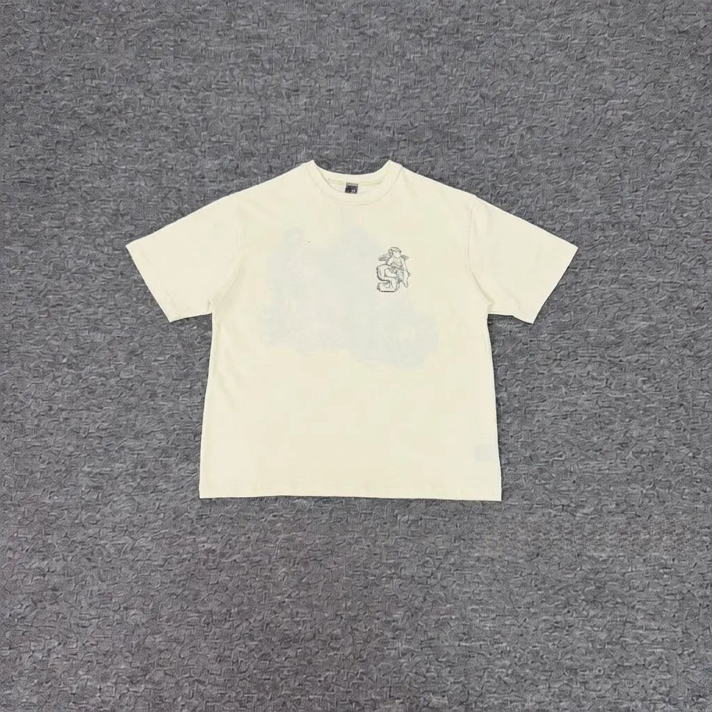 Cherry Blossom Embroidery Short Sleeve T-Shirt photo 7