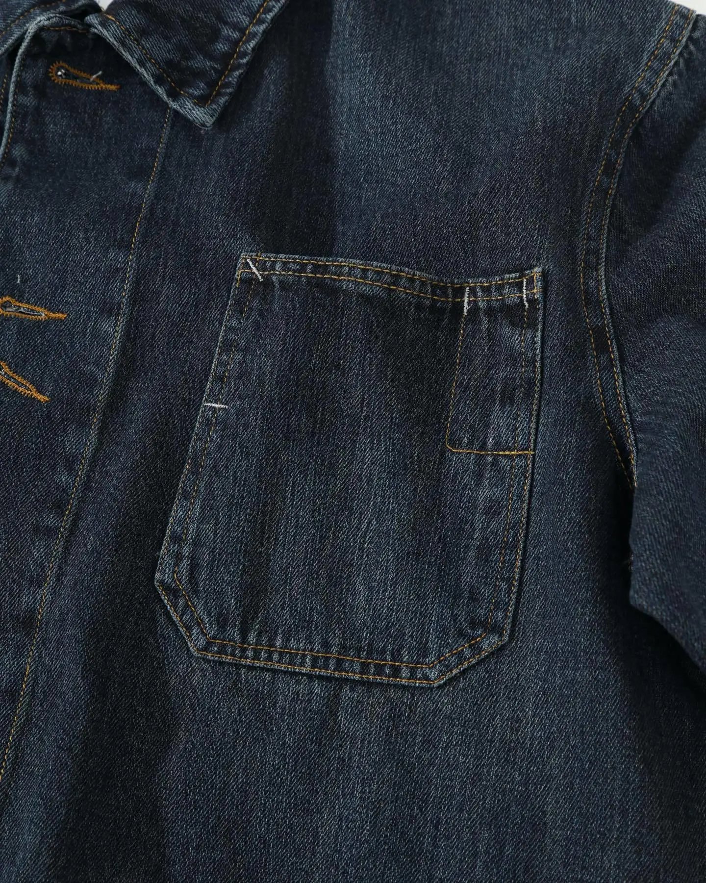 Vintage Distressed Denim Jacket photo 6