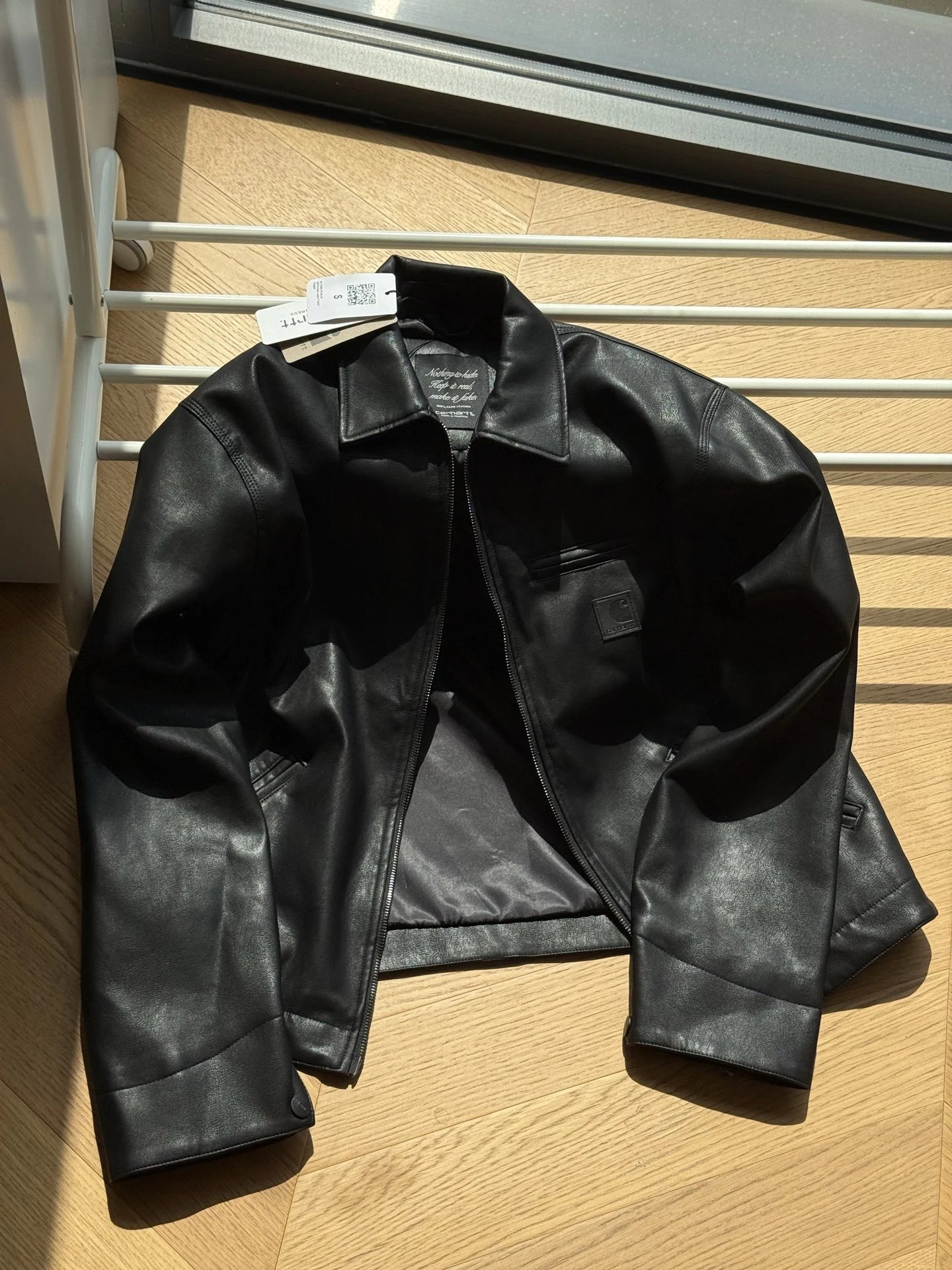 Retro PU Leather Jacket photo 6