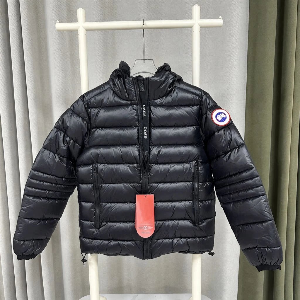 Badge Quilted Hooded Parka
