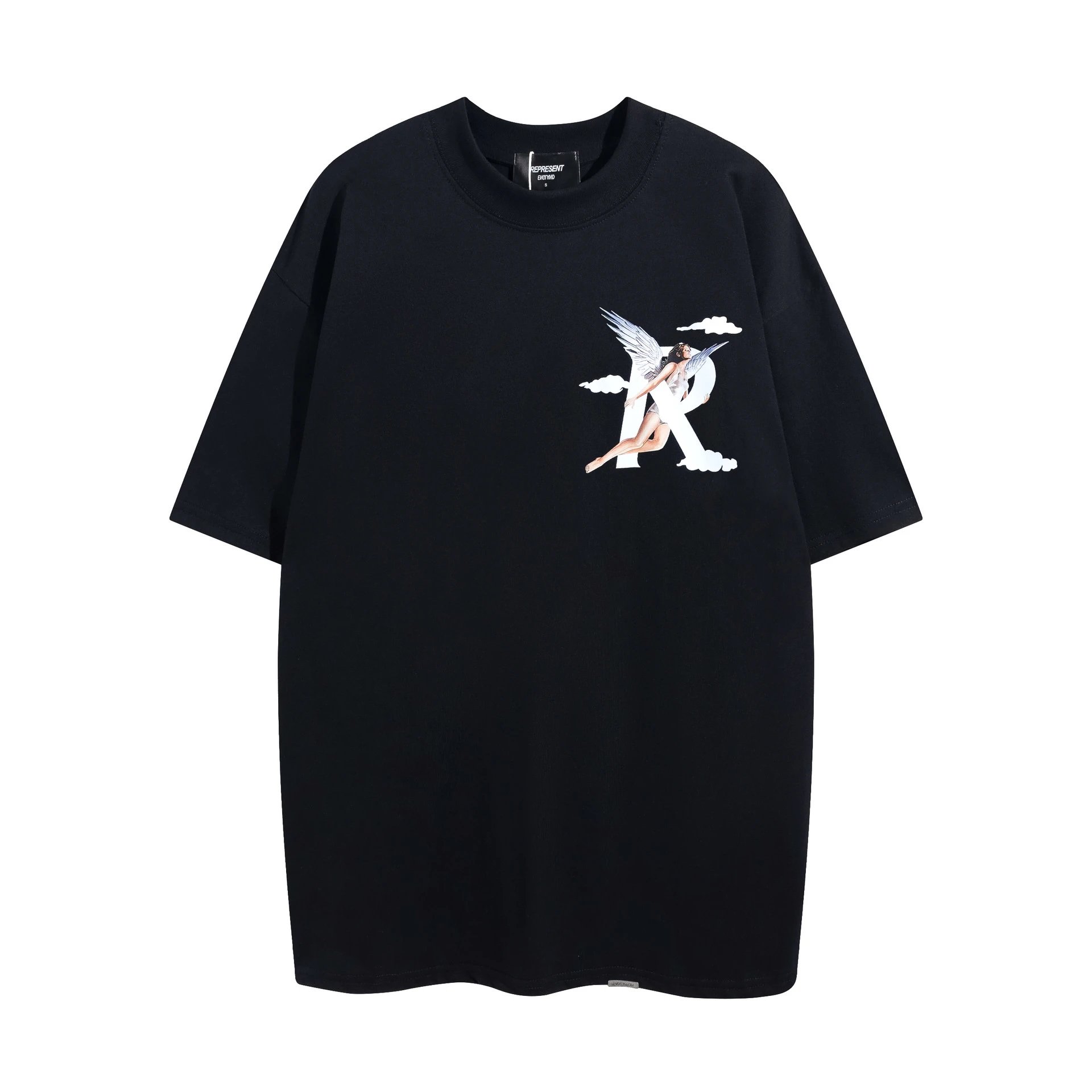 Angel Print Loose T-Shirt photo 8