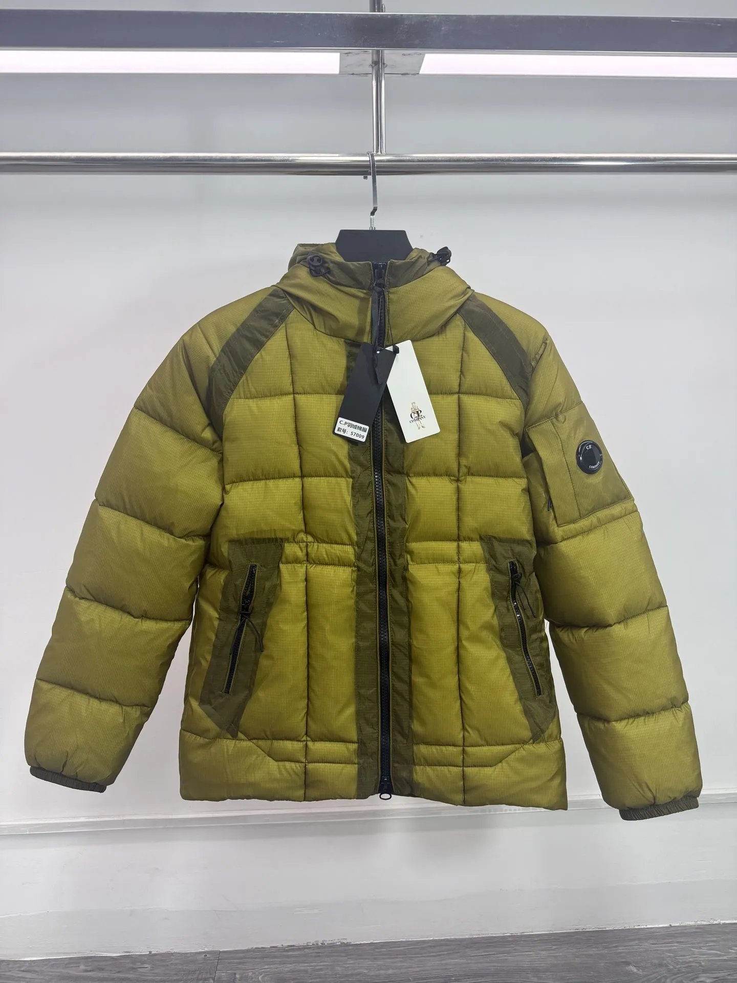 Quilted Down Jacket with Hood photo 7