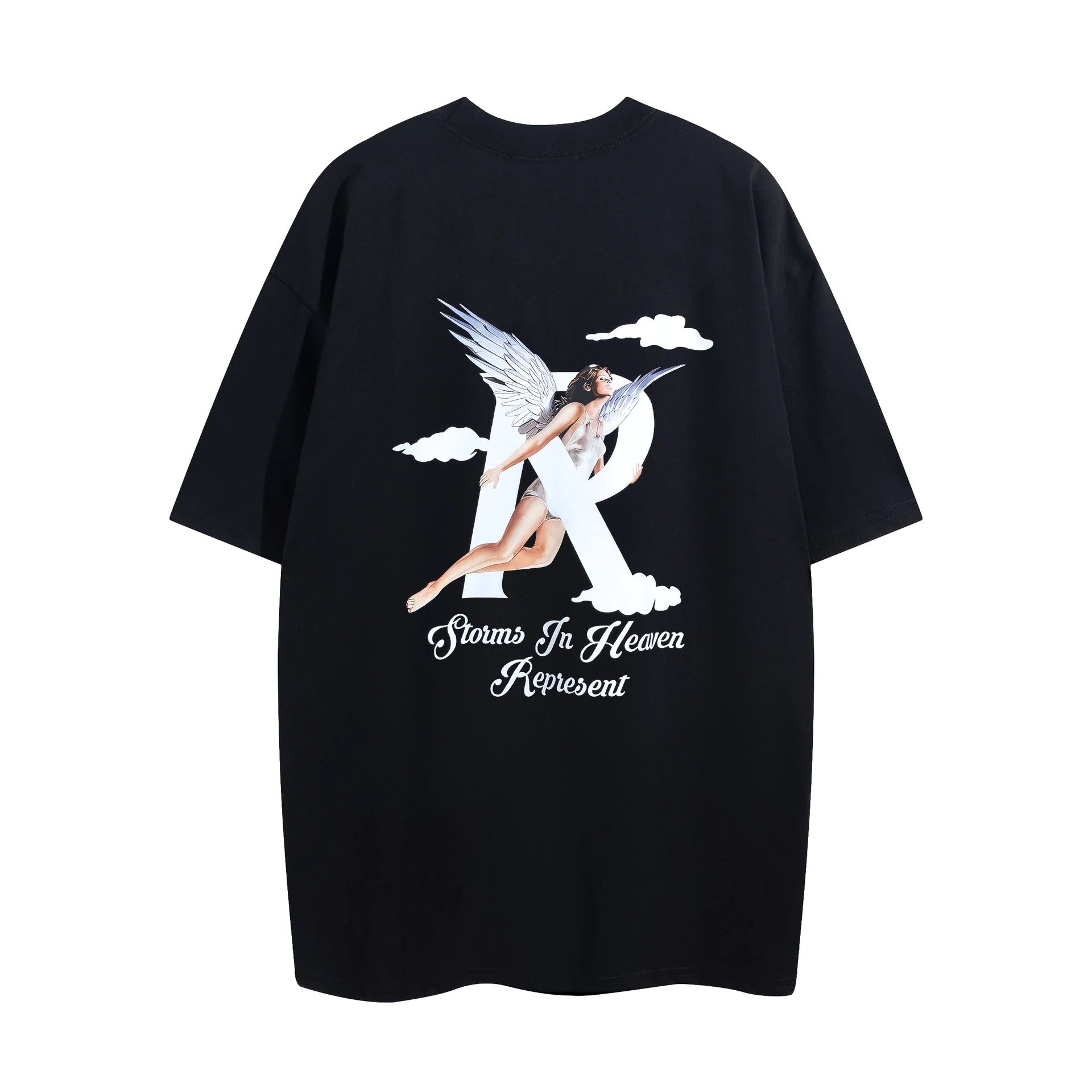 Angel Print Loose T-Shirt photo 3