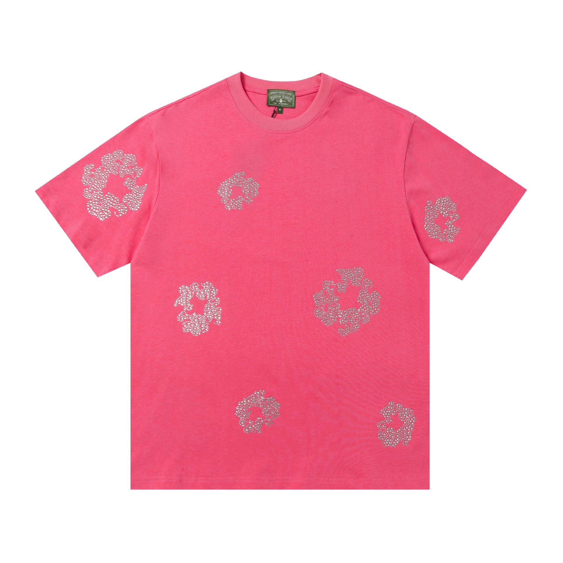 Rhinestone Print T-Shirt and Shorts Set photo 3