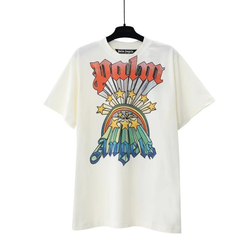 Coconut Tree Flame Letter T-Shirt photo 4