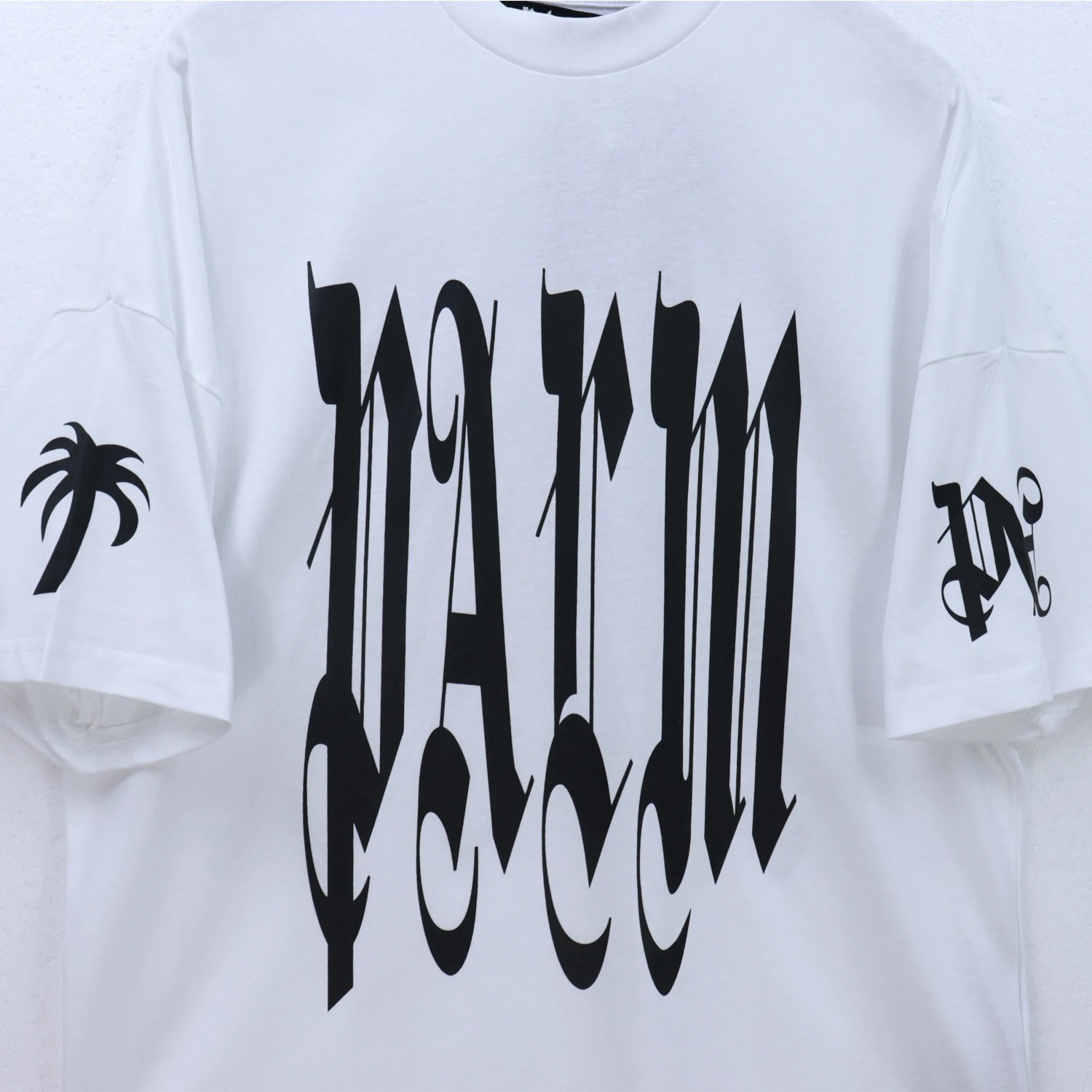 Letter Print Cotton T-Shirt photo 8