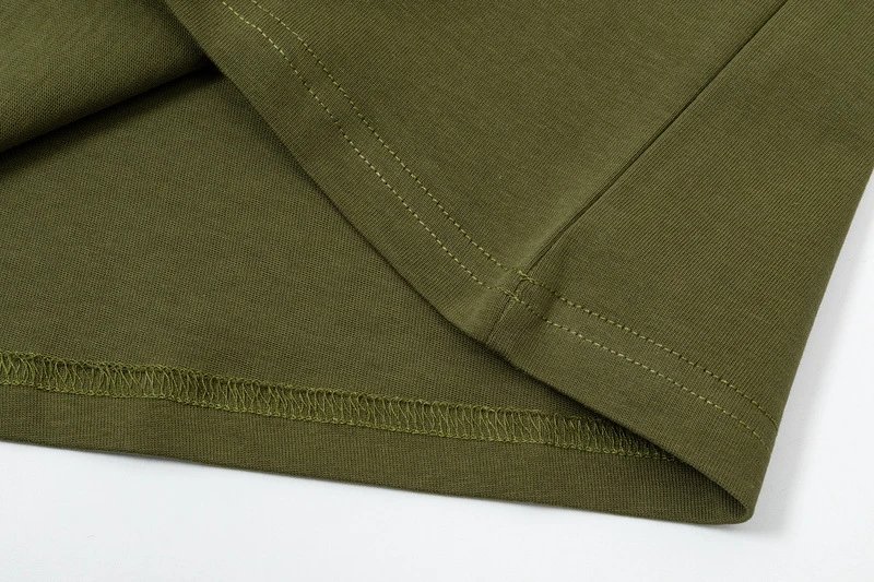 Maison Kitsuné Fox Embroidery T-Shirt Army Green - 16