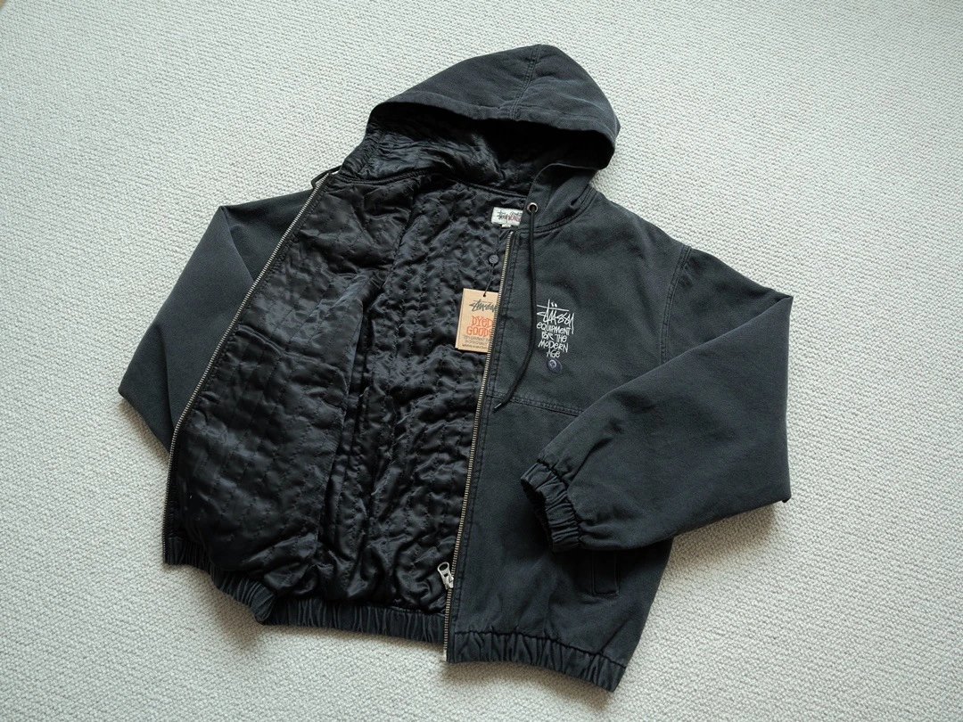 Stüssy Equipment for the Modern Age Hooded Jacket Charcoal Gray Outerwear - 24