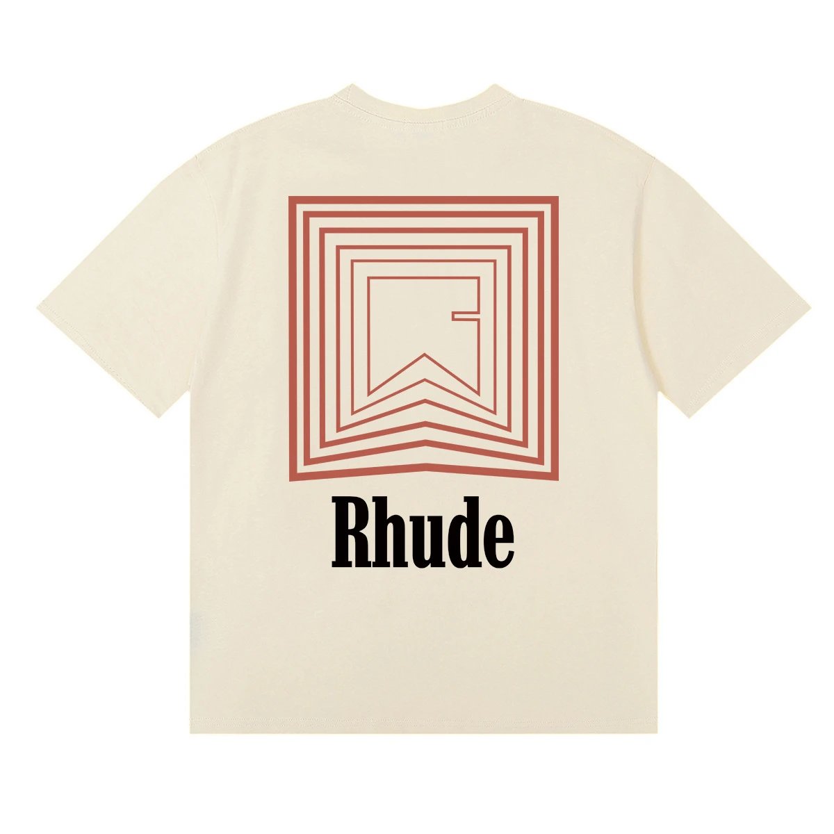 Sunset Frame Badge Letter T-Shirt photo 3