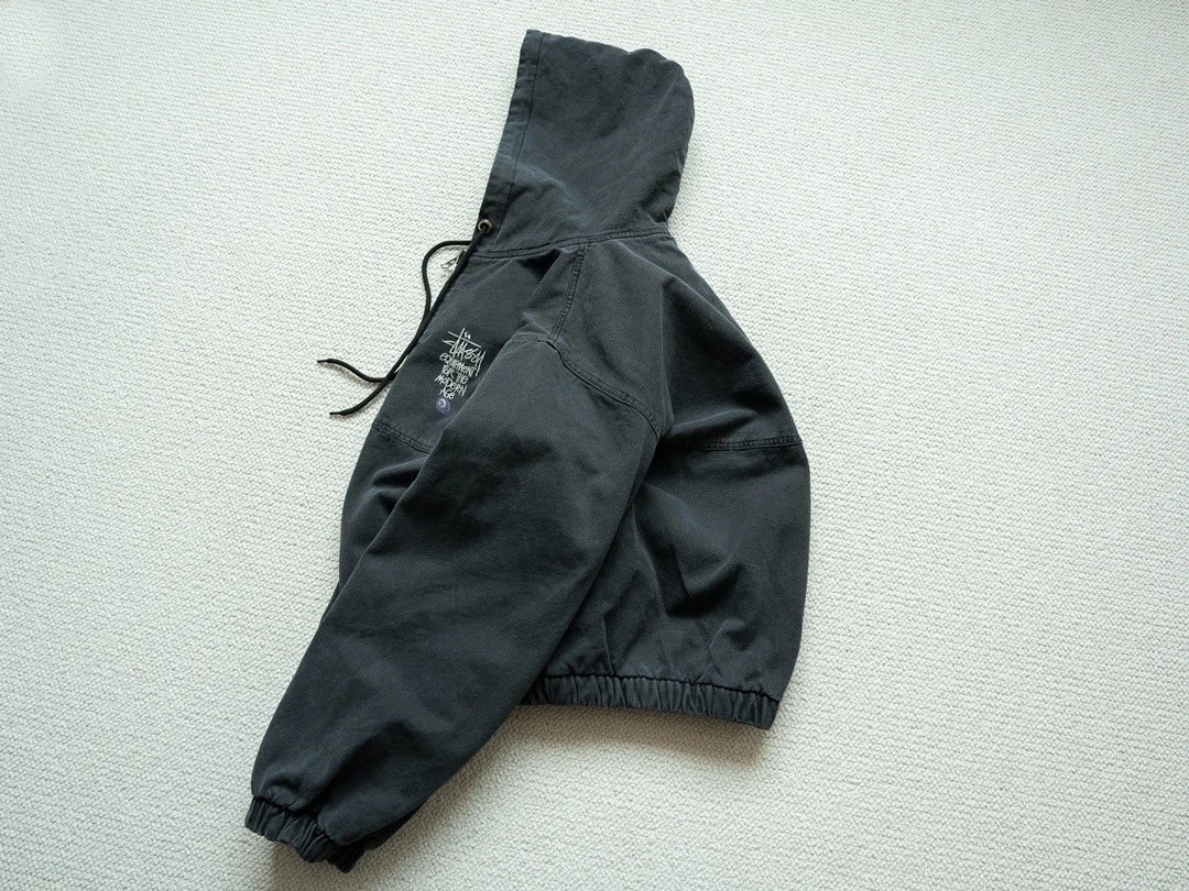 Stüssy Equipment for the Modern Age Hooded Jacket Charcoal Gray Outerwear - 18