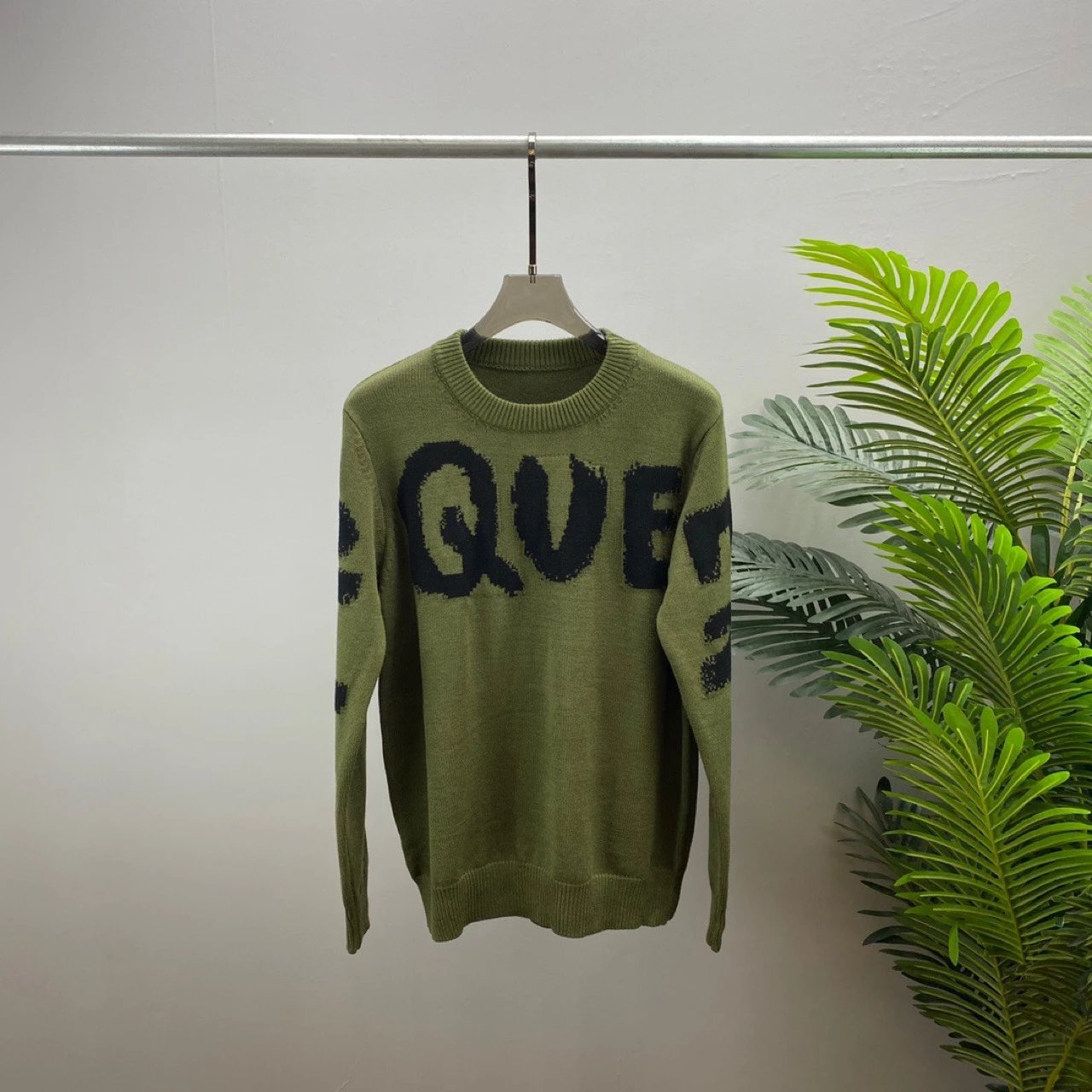 Long Sleeve Wool Sweater Letter Print Unisex photo 4