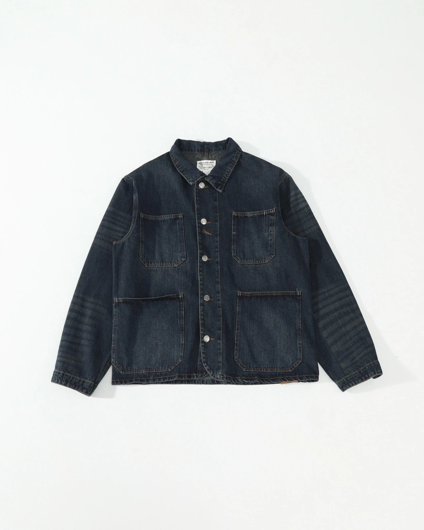 Vintage Distressed Denim Jacket photo 2