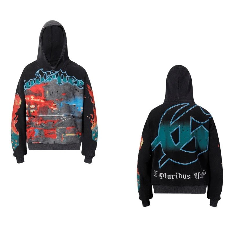 Godspeed x E Pluribus Unum Graphic Hoodie Multicolor - 1