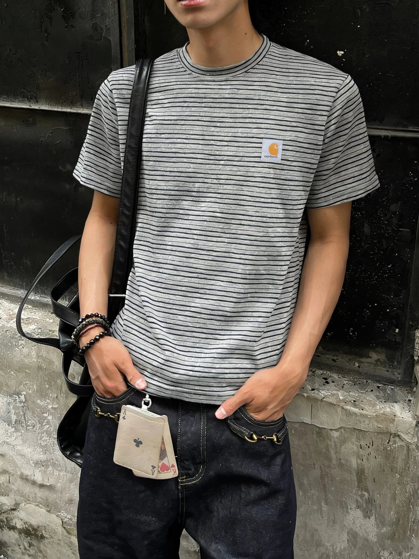 Vintage Bamboo Stripe T-Shirt photo 6