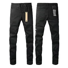 Philipp Plein Black Destroyed Jeans with Crystal Embellishment - 1