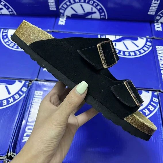 Suede Slide Sandals photo 8