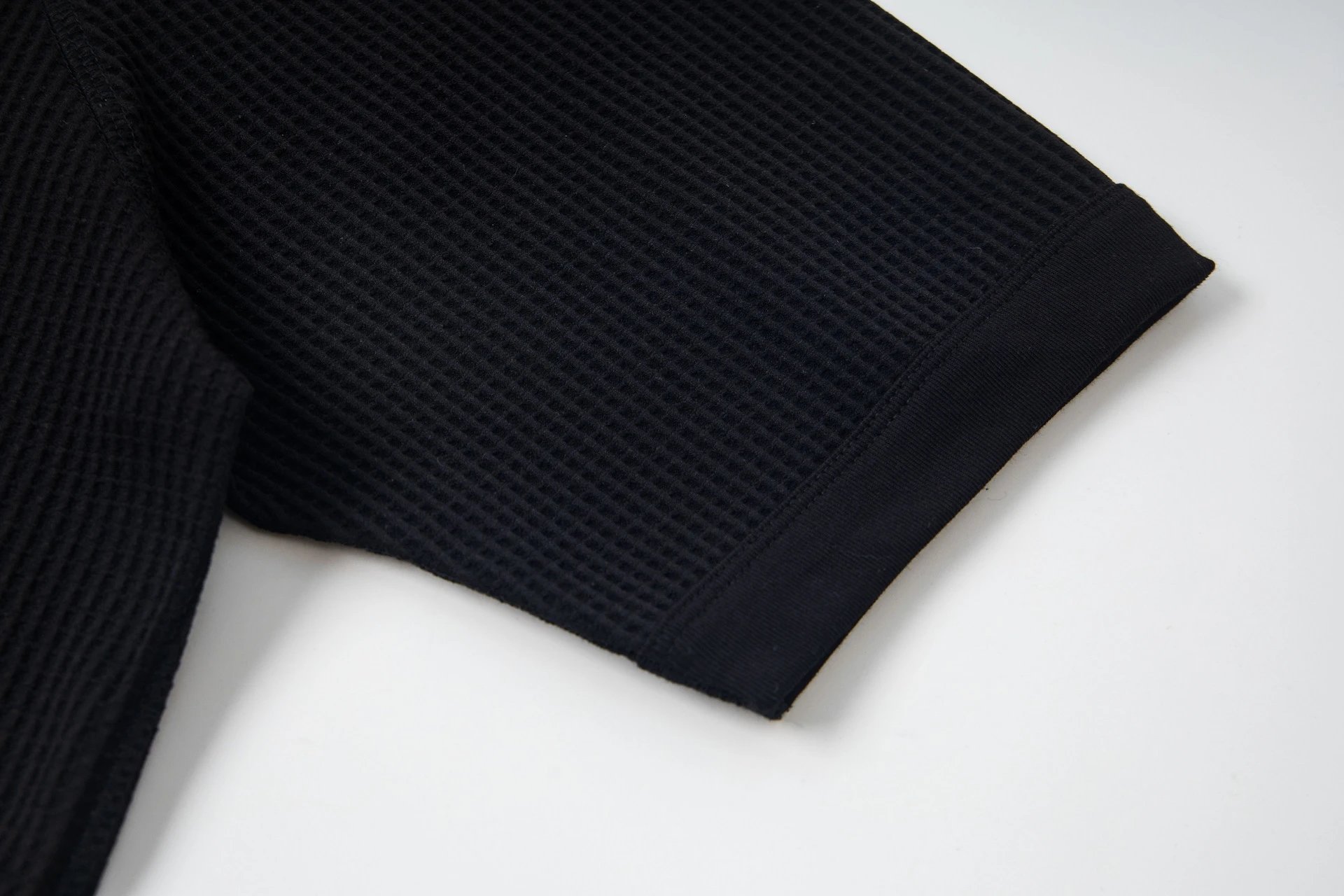 Logo Design Waffle Knit T-Shirt photo 6