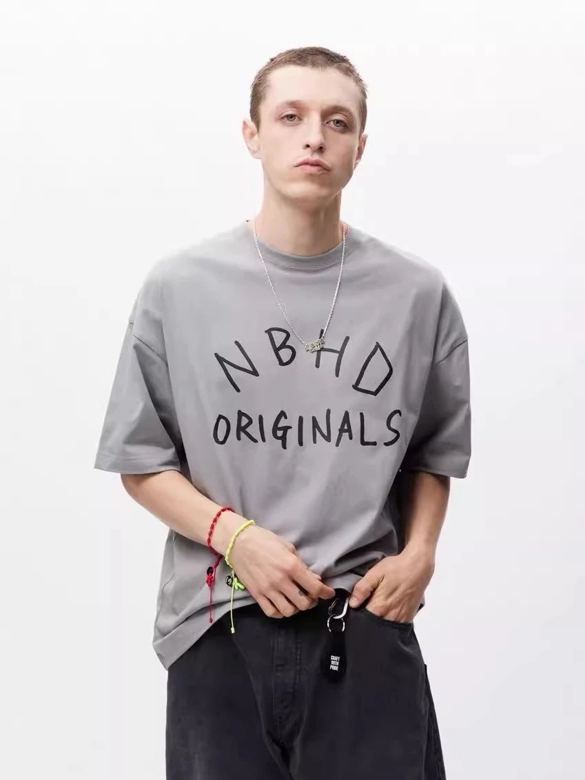 Letter Print Cotton T-Shirt photo 7