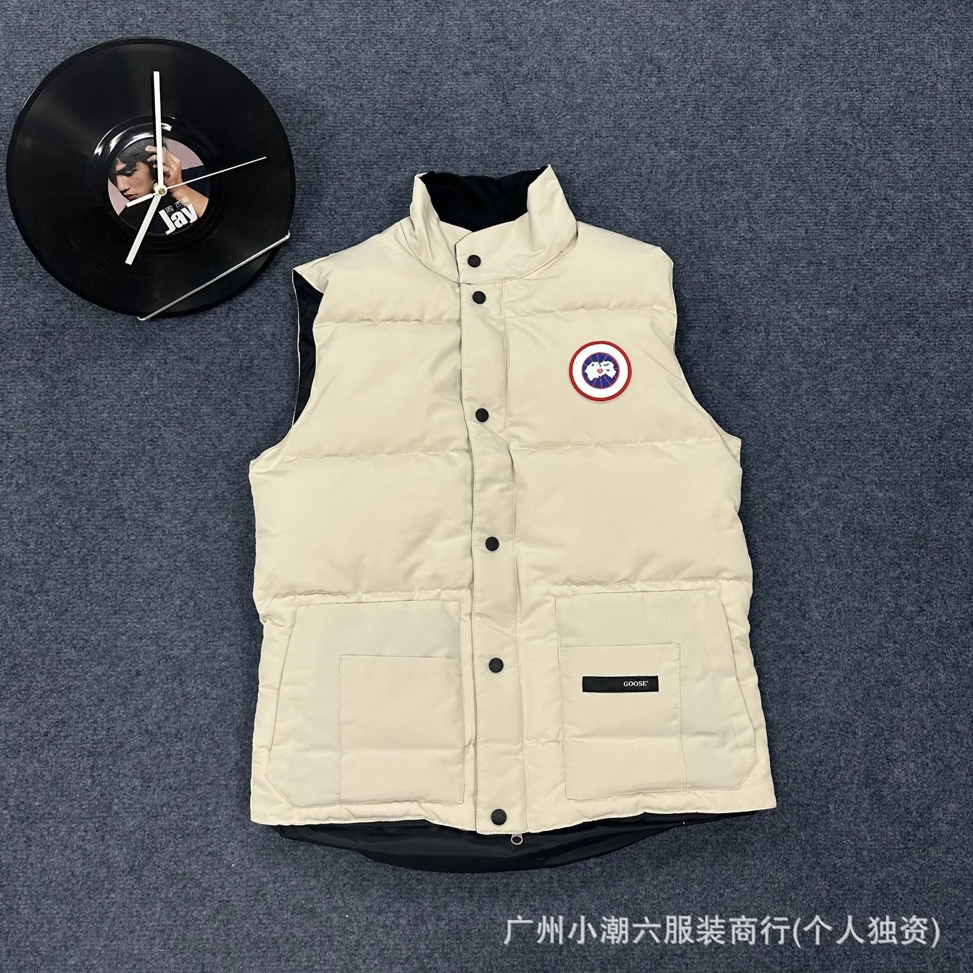 Cold Shoulder Puffer Vest photo 2