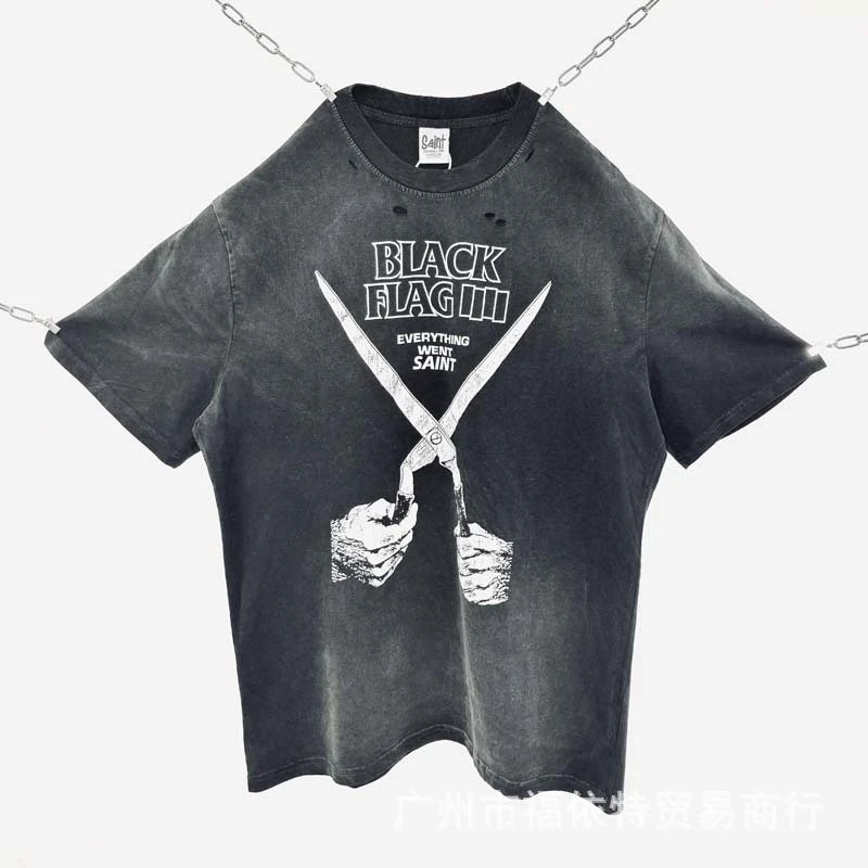 Vintage Washed Oversized T-Shirt photo 5