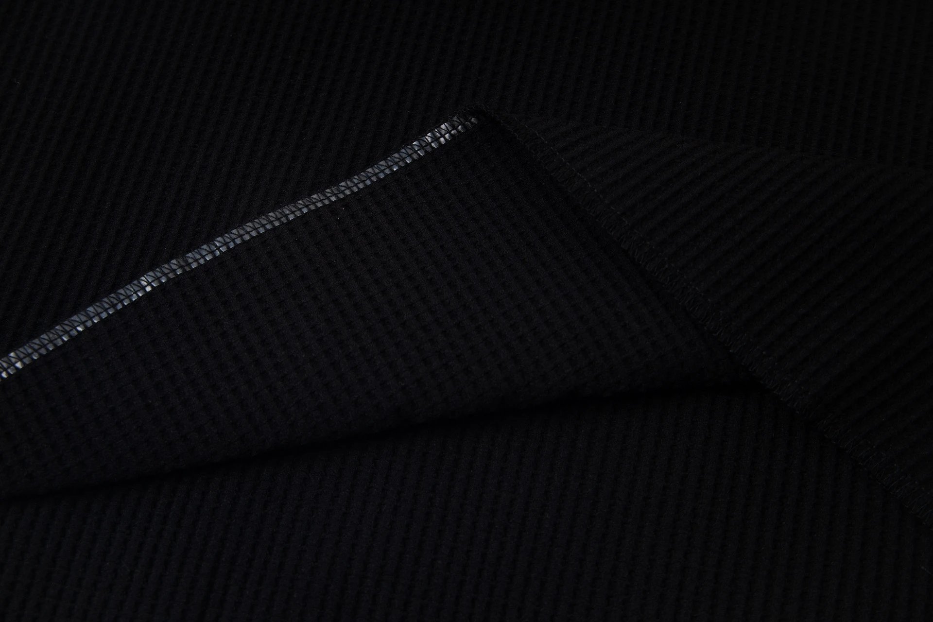 Logo Design Waffle Knit T-Shirt photo 8