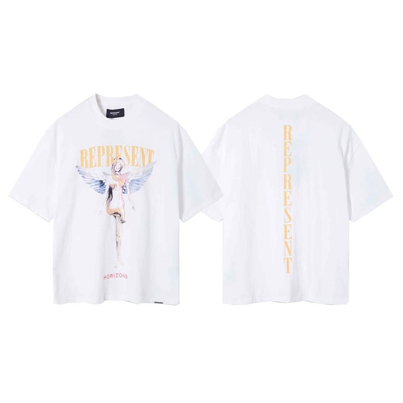 Angel Print Relaxed Round Neck T-Shirt photo 3