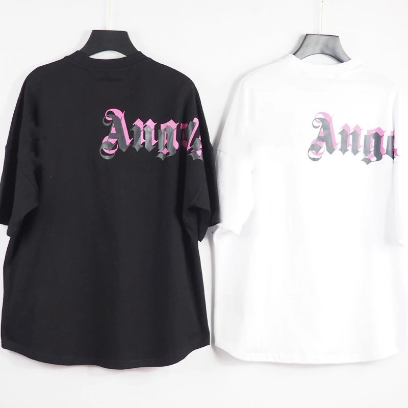 Angel Letter Printed Logo T-Shirt photo 2