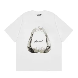 thumbnail for Doberman print heavyweight distressed washed short-sleeve T-shirt loose