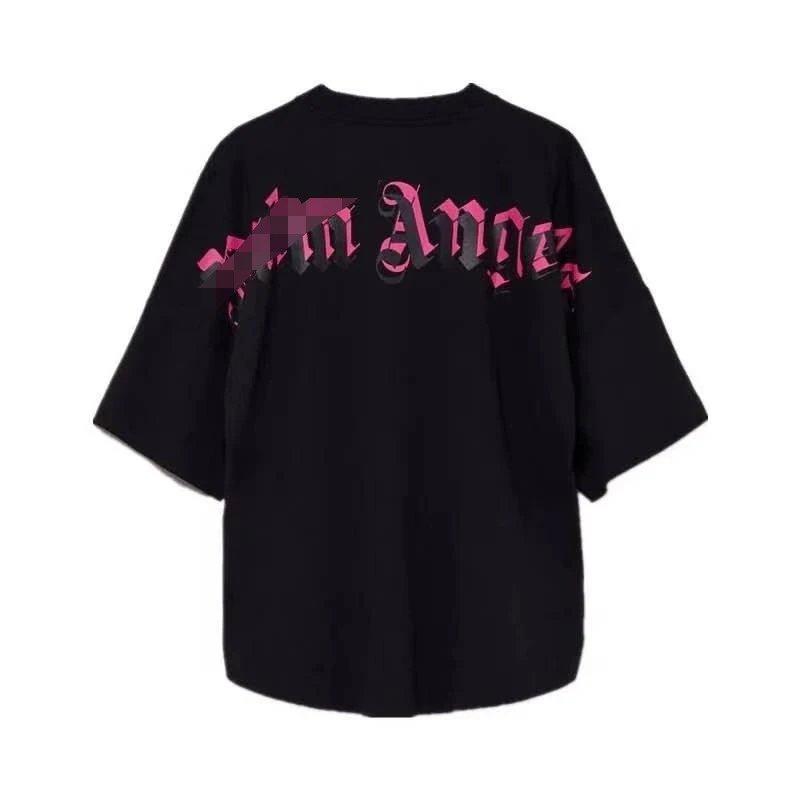 Letter Overlay Crew Neck T-Shirt photo 3