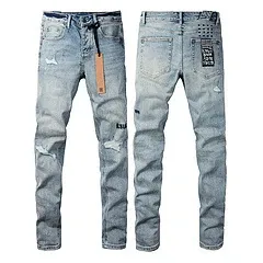 Philipp Plein Jeans Light Wash Distressed Denim Jeans - 29