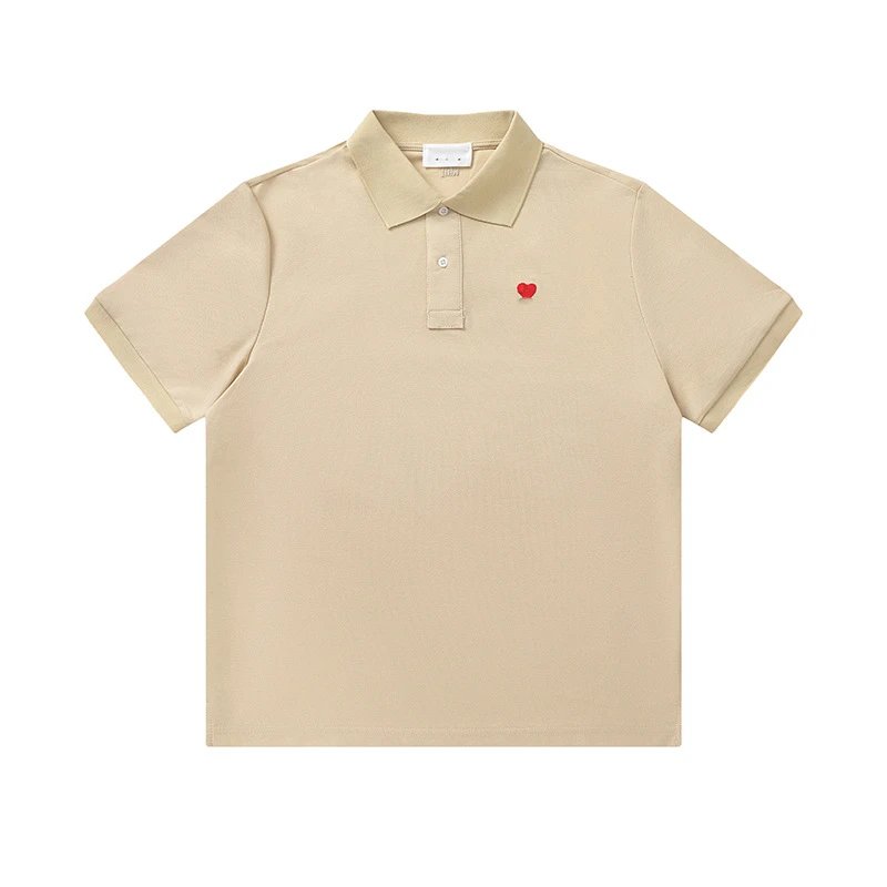 Heart Embroidery Cotton T-Shirt photo 6