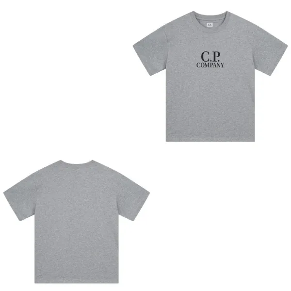 C.P. Company Logo Print Gray T-Shirt - 1