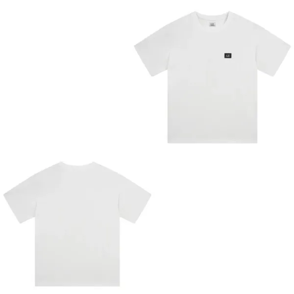 CP Company White Logo Patch T-Shirt - 1