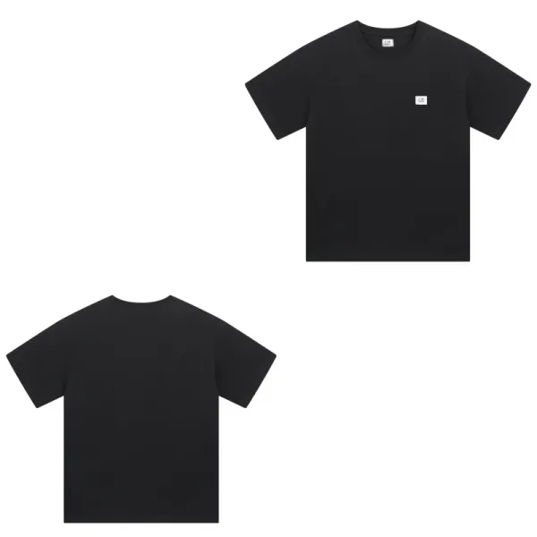 CP Company Black Minimalist Logo T-Shirt - 1