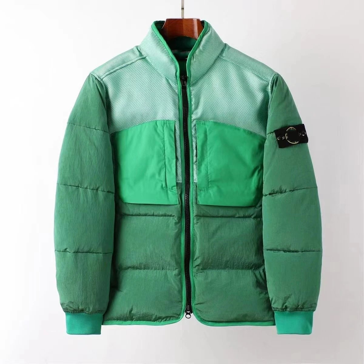 Compass Nylon Quilted Puffer Coat photo 4