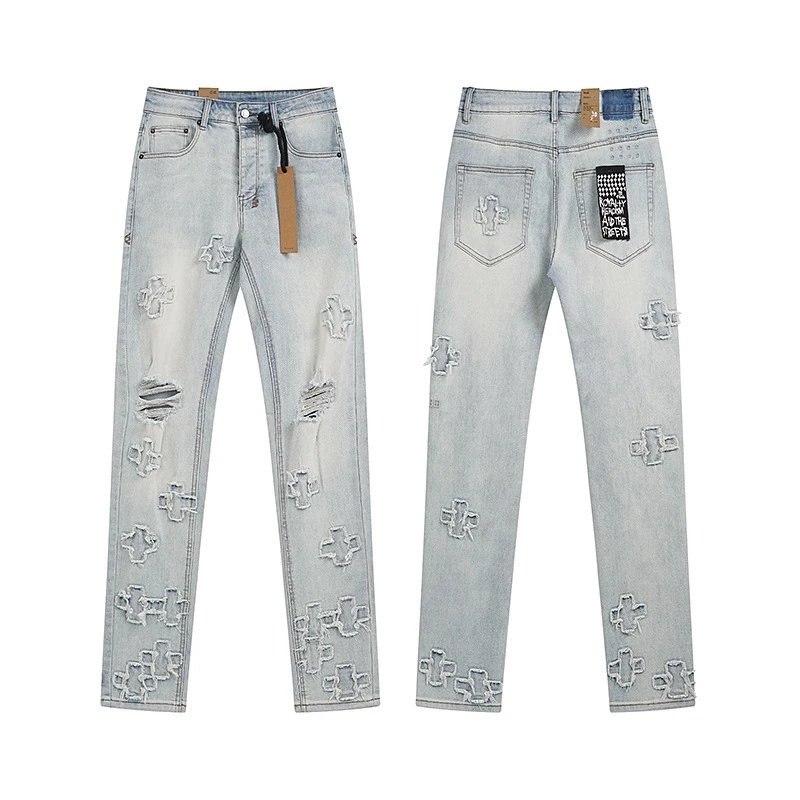 Ink Splash Distressed Jeans photo 4