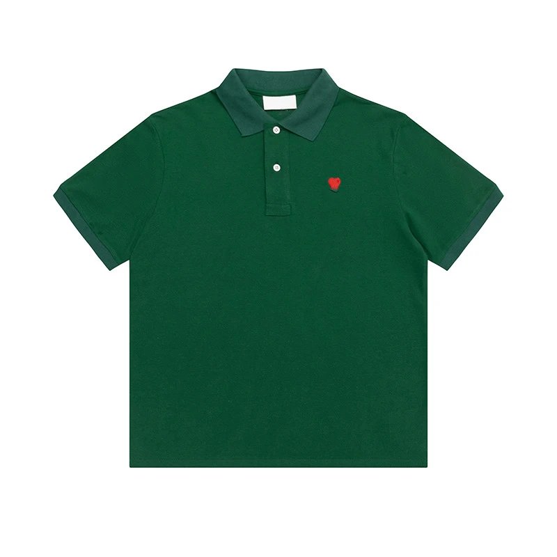 Heart Embroidery Cotton T-Shirt photo 8
