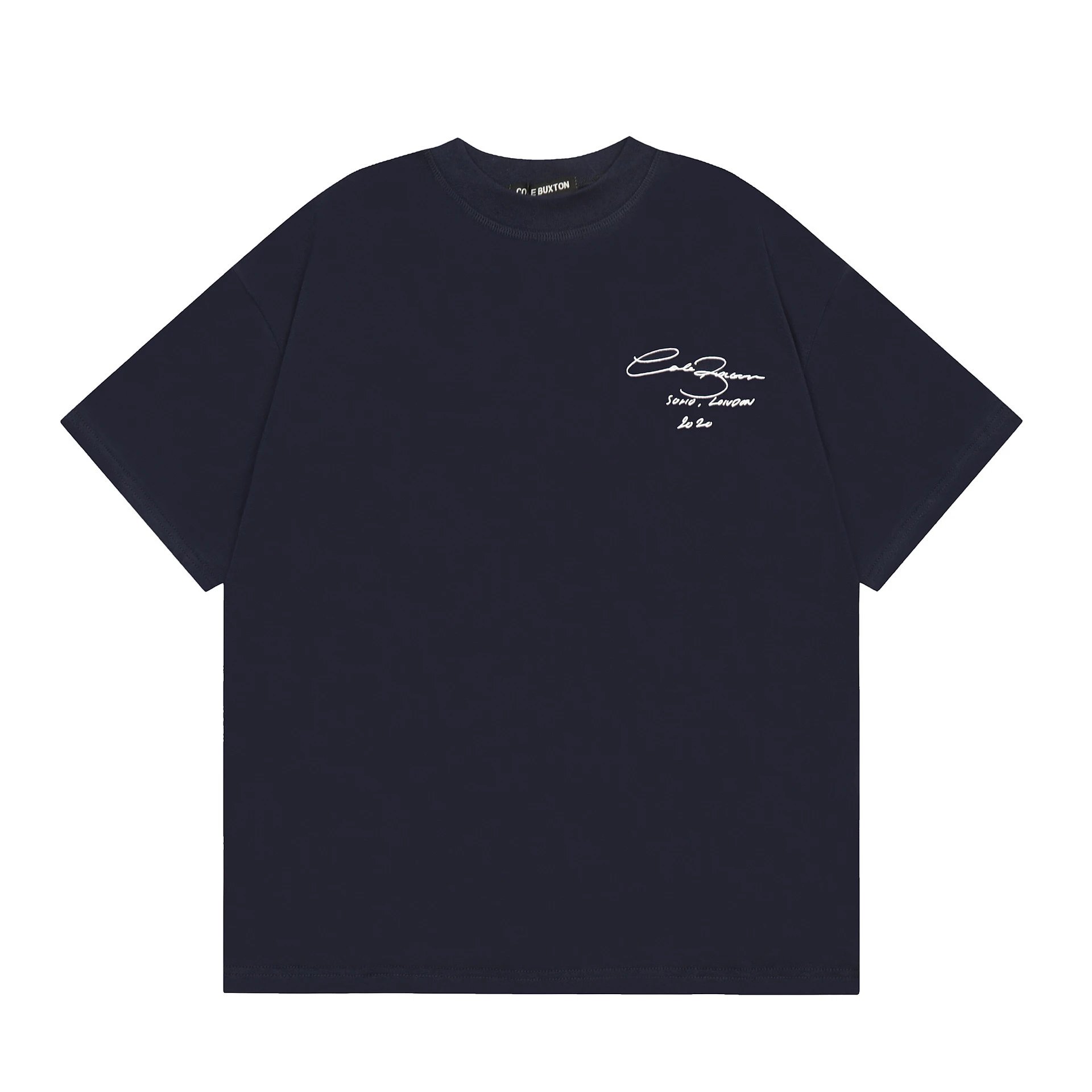 Minimalist Embroidery T-Shirt Mesh Shorts Set photo 4