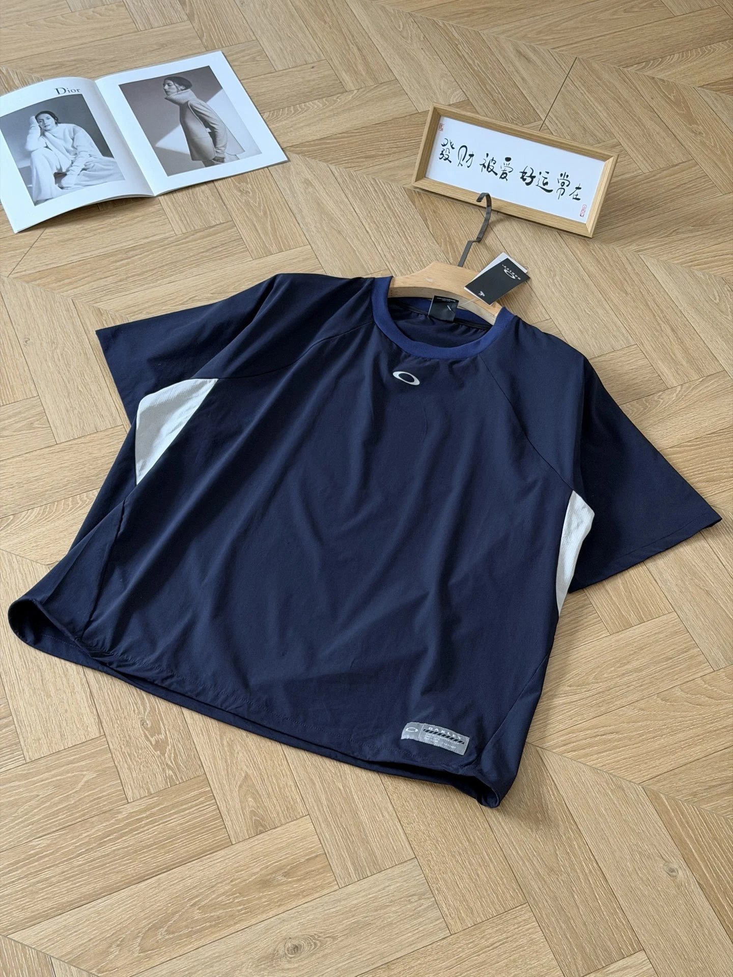 Mesh Patchwork Speed Dry T-Shirt photo 3