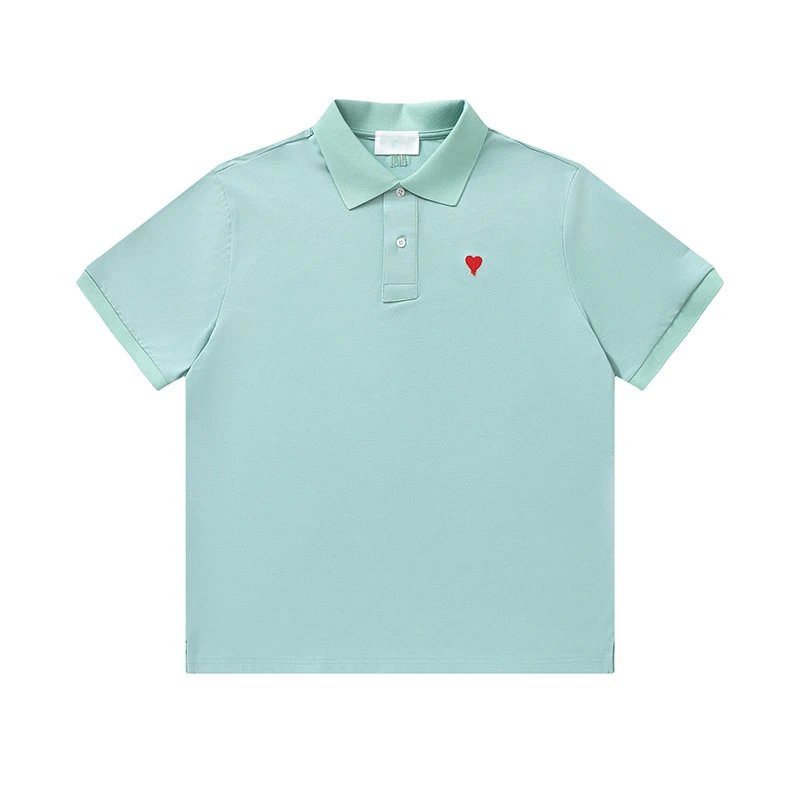Heart Embroidery Cotton T-Shirt photo 7