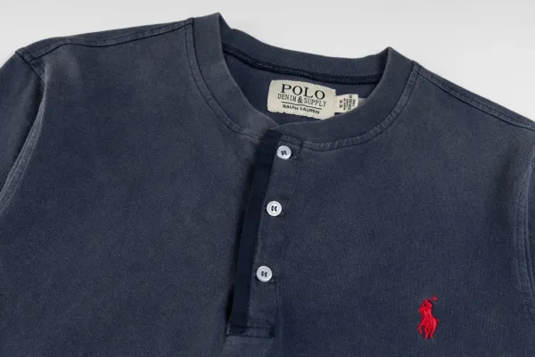 Polo Ralph Lauren Henley Long-Sleeve Shirt Army Green - 11