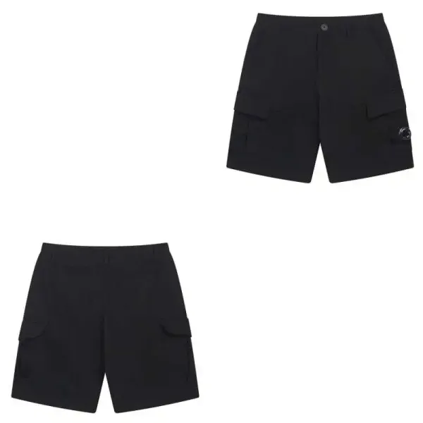 C.P. Company Cargo Shorts Black - 1